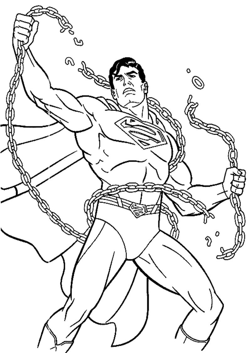 Superman kolorowanki